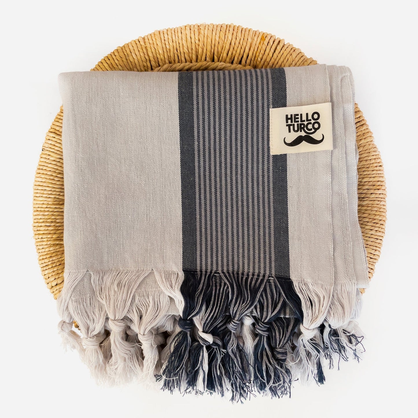 FOR HIM Hamamtuch für den Strand - Schnelltrocknend & Kompakt