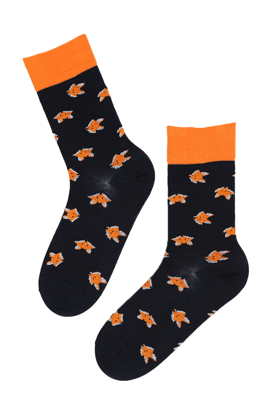 FOX LIFE merino wool socks with foxes