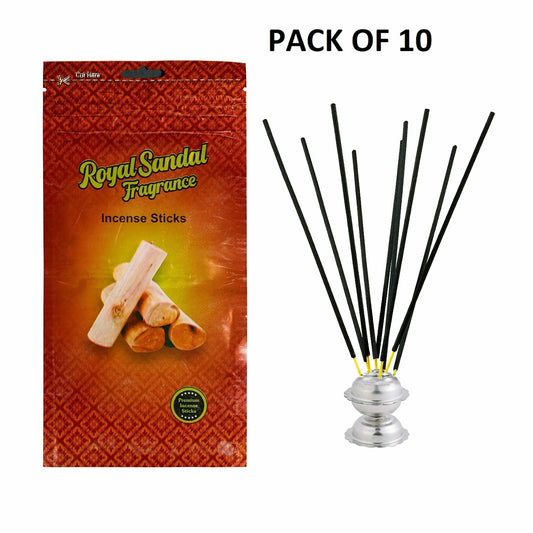 SHUBH LABH Royal Chandan incense Zipper pouch Pack of 10