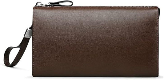 Wallets Men's Wallet Leather Anti-theft Wrist with Handbag Fashion