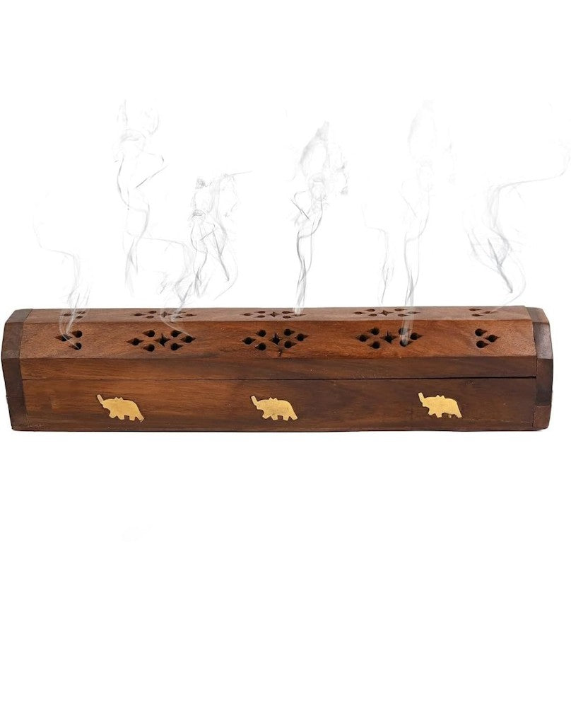 Wooden Incense Holder Incense Burner Holder Incense Stick & Cone