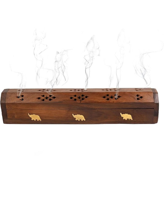 Wooden Incense Holder Incense Burner Holder Incense Stick & Cone