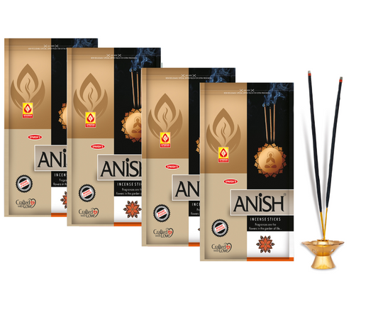 SPARSH AROMATICS Anish Agarbatti | Handcrafted Mix Flower Fragrance