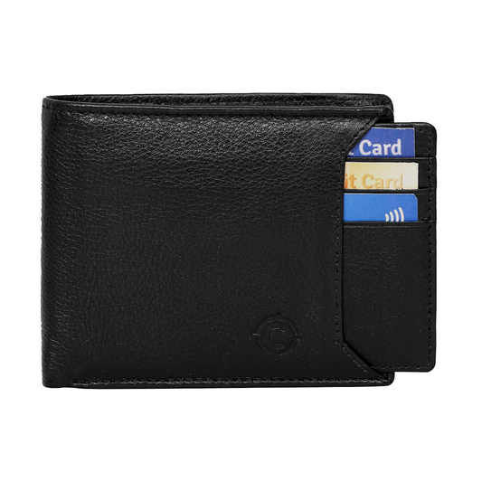 Men's Handmade Real Leather Wallet Multiple Compartment  Size 11X9 CM