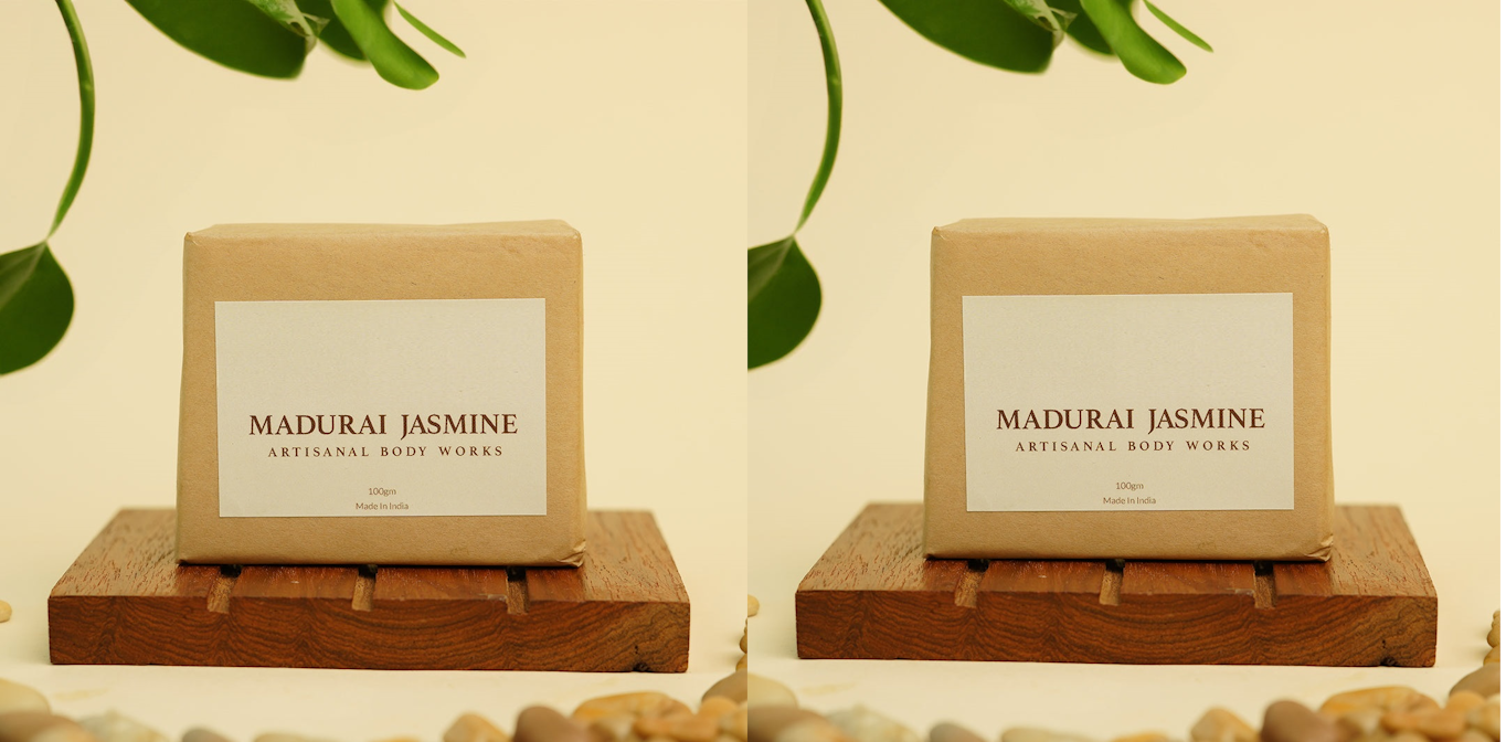 Madurai Jasmine Bathing Bar Pack of 2