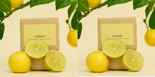 Lemon Soap Bathing Bar Pack of 2