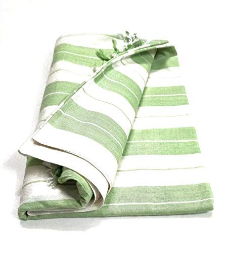 SHISHIR Bhagalpuri Silky Soft Green Plain Design Breathable Cotton