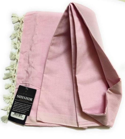 SHISHIR Bhagalpuri Soft All Season Thin Layer Cotton Blanket
