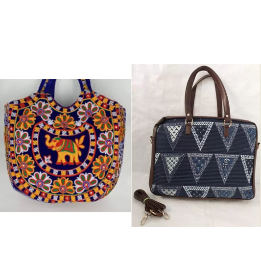 Handmade Rajasthani Hold-hand Bag  & Office Handbag For Men's &