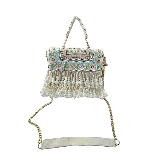 Women Multi Cardboard Bags for Women/Girl's Handmade Embroided Long