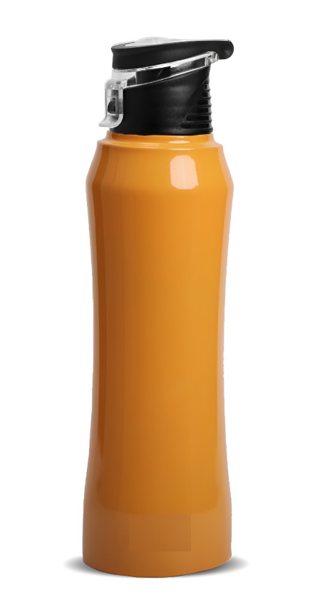 Mustard Single Stainless Steel Solid Water Bottle 1 L