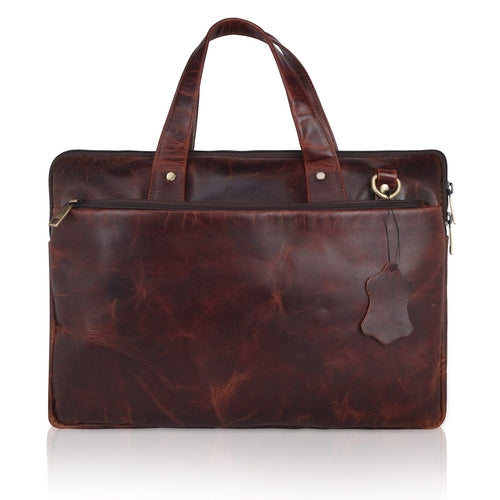 Laptop Bag – Signature Collection (Size-45x23CM) (Color-DARK BROWN)