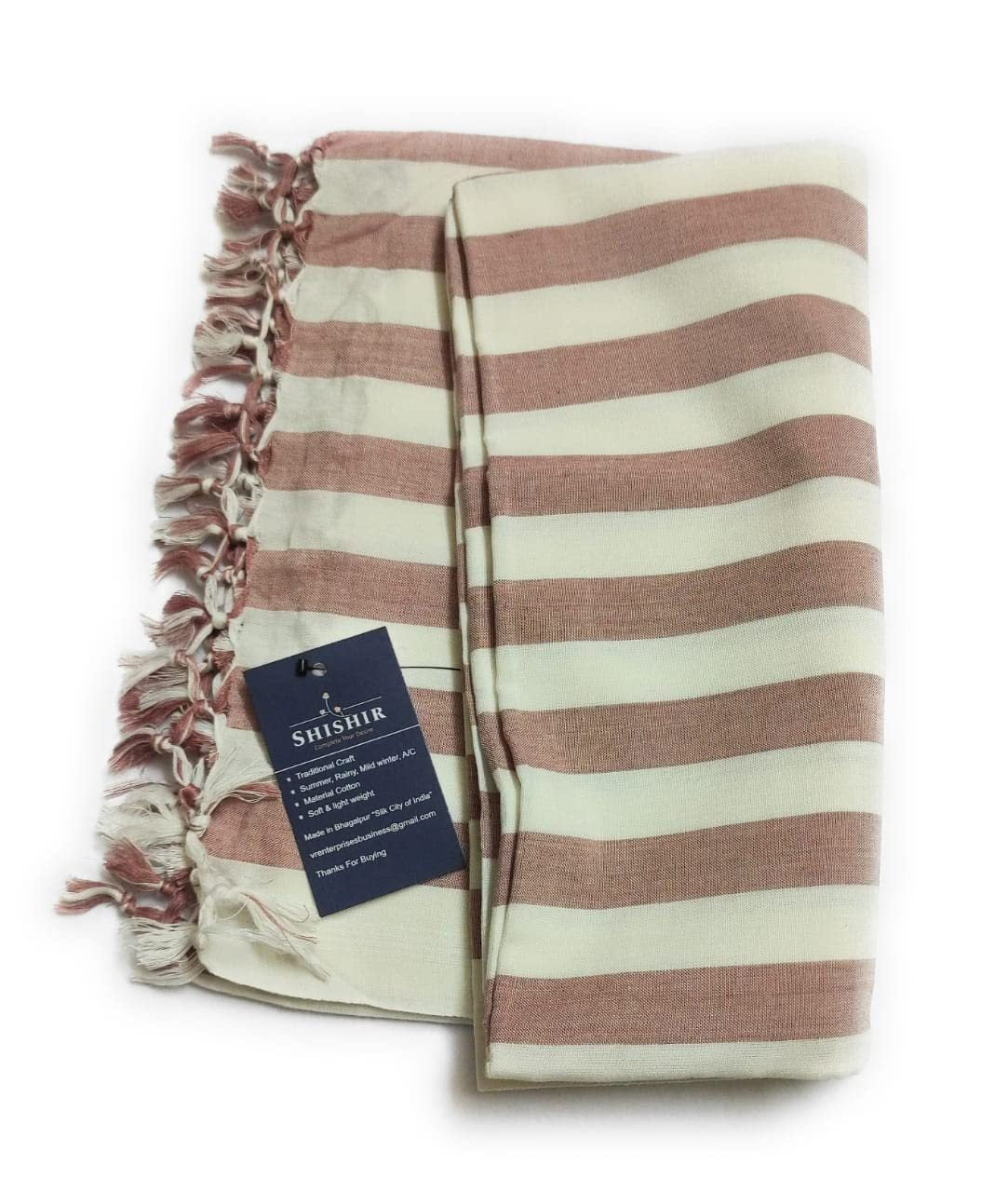 SHISHIR Handloom Bhagalpuri 100% Cotton Chadar-200 TC