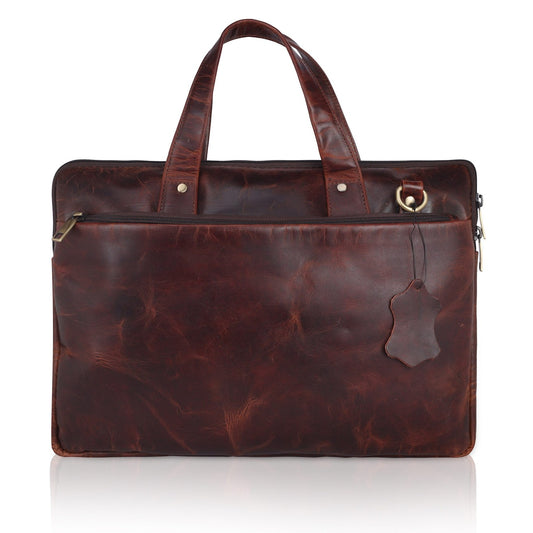 Laptop Bag – Signature Collection (Size-45x23CM) (Color-DARK BROWN)