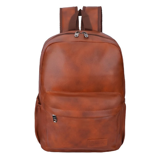 Men's Fashion PU Leather 20L BackPack For College  Size 27X13 CM