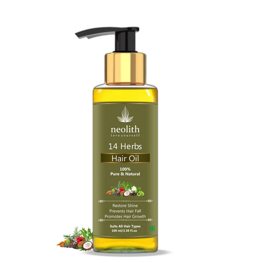 Neolith 14 Herbs Scalp and Hair oil for Hair Fall Control, Scalp