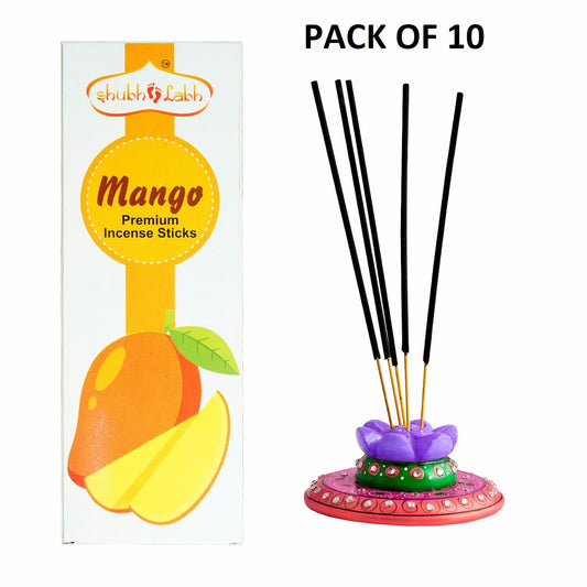 SHUBH LABH Mango Incense Stick Pack of 10