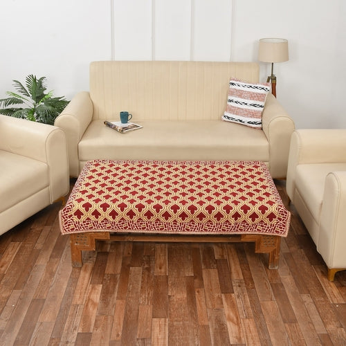 Beautiful Design Chenille 4 Seater Center Table Cover