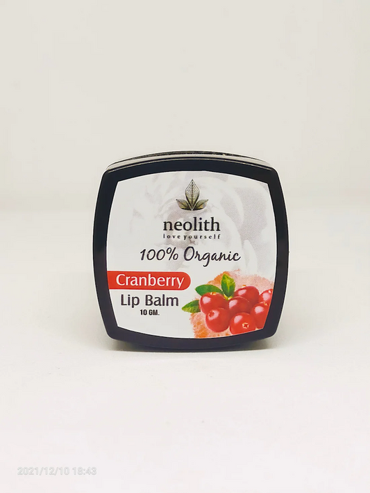 Neolith Cranberry Lip Balm || 100% Organic, Paraben & Sulphate Free ||