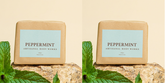 Pepper Mint Soap Bar Pack of 2