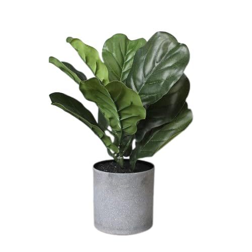 Artificial faddle Leaf Plant with Pot Decoration Items for Living Room