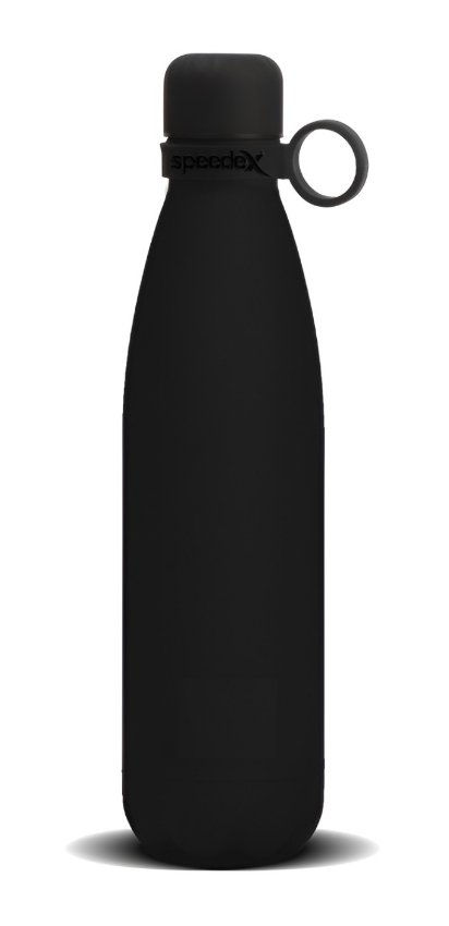 Black Stainless Steel Double Wall Vacuum Water Bottle 500 ml