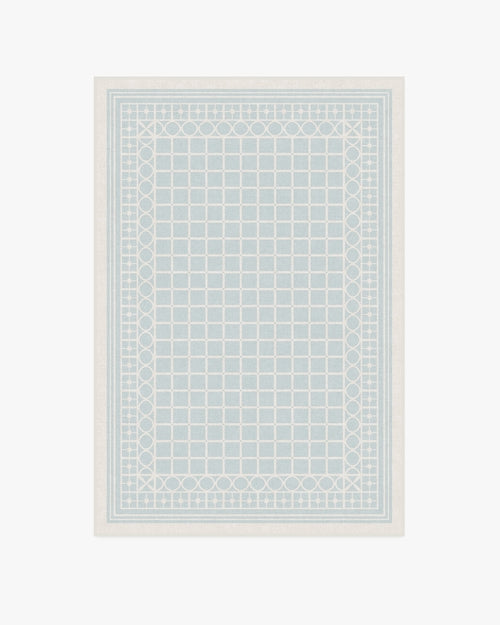 Gray Malin Palm Beach Powder Blue Tufted Rug