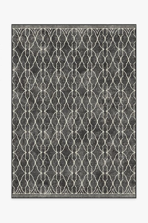 Grogu™ Trellis Black Tufted Rug