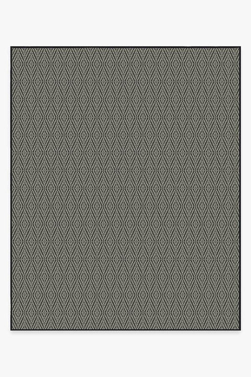 Outdoor Halo Diamond Black Rug