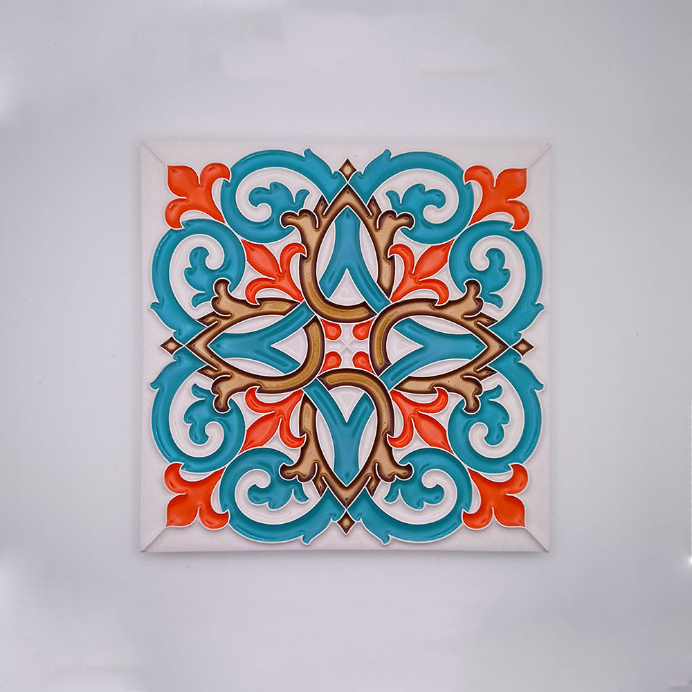 Beja Hand Painted Decorative Tile