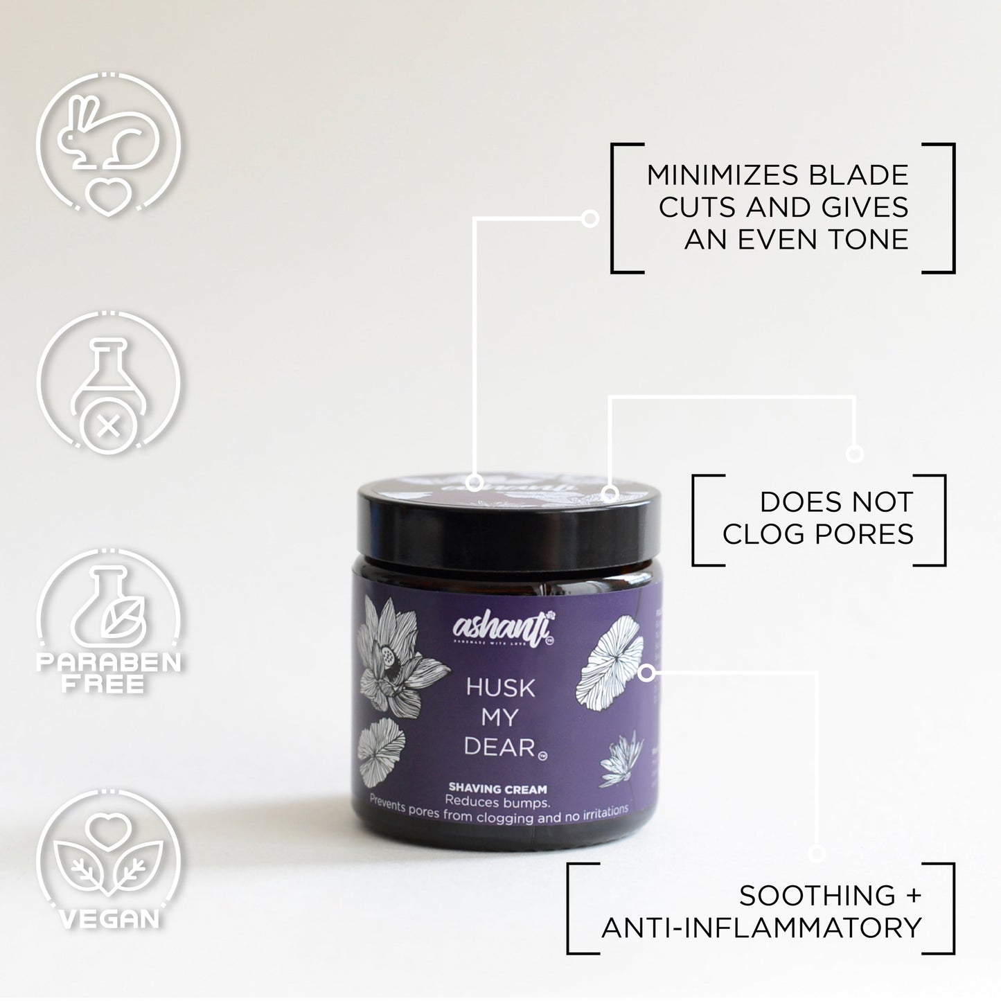 HUSK MY DEAR - SHAVING CREAM HUSK MY DEAR - SHAVING CREAM