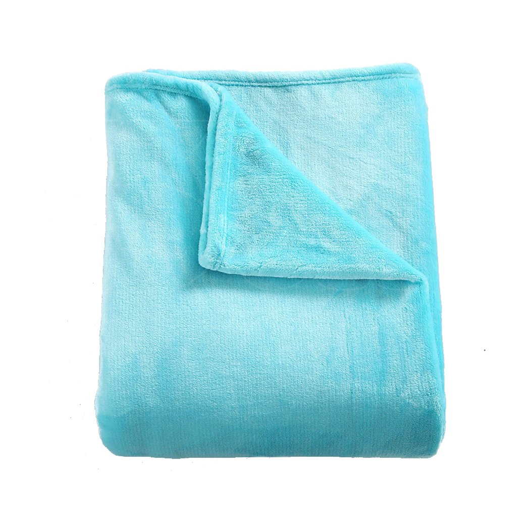 DreamZ 320GSM 220x240cm Ultra Soft Mink Blanket Warm Throw in Teal