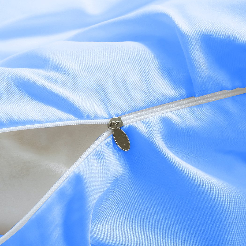 DreamZ Diamond Pintuck Duvet Cover Pillow Case Set in Full Size