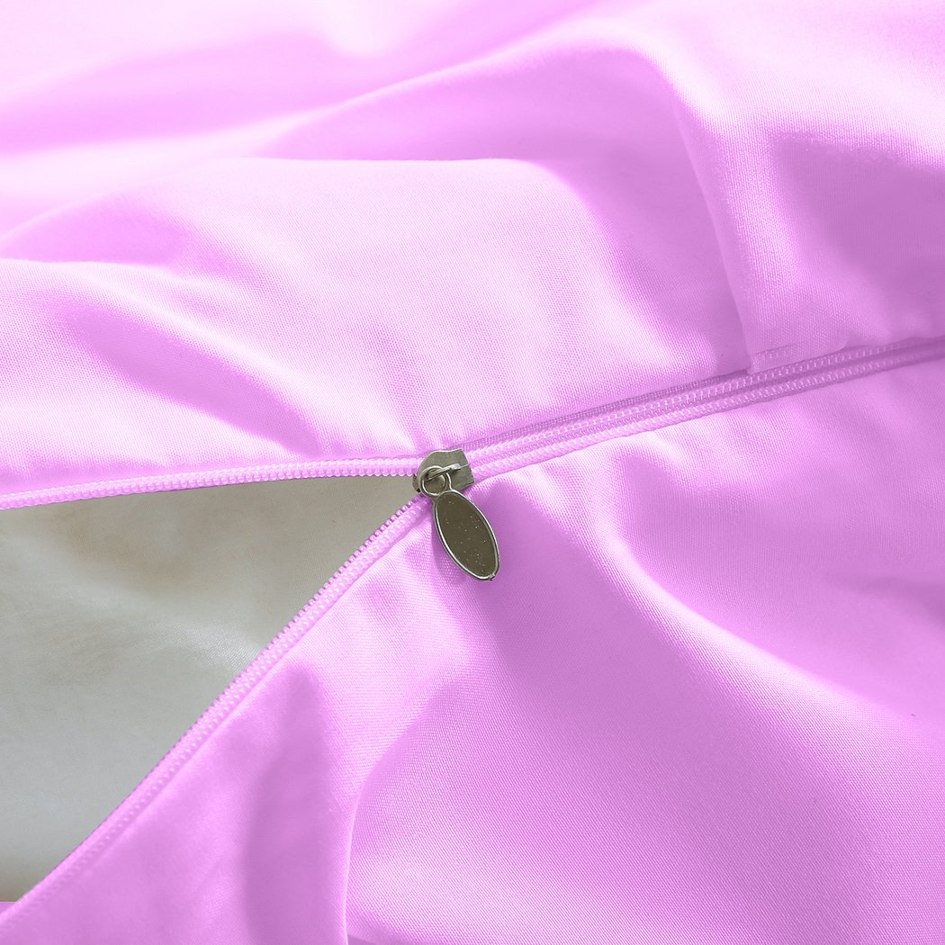 DreamZ Diamond Pintuck Duvet Cover Pillow Case Set in Full Size in