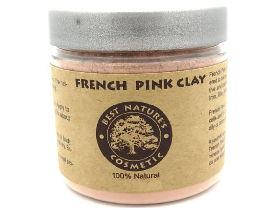 French Pink Clay. Delicately cleanse the skin,