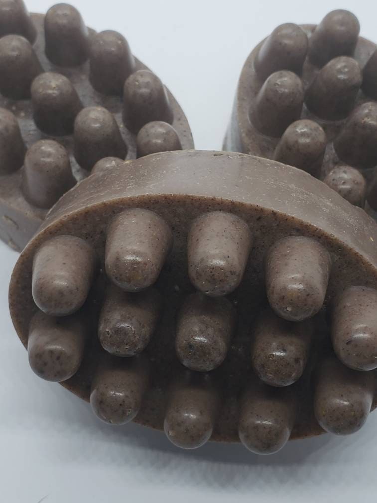 African Black Vegan Soap Massage Shampoo Bar