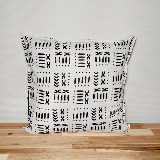 Set of 2 / 4 African Print | 40x40cm | Mudcloth Boho Cushion Cover