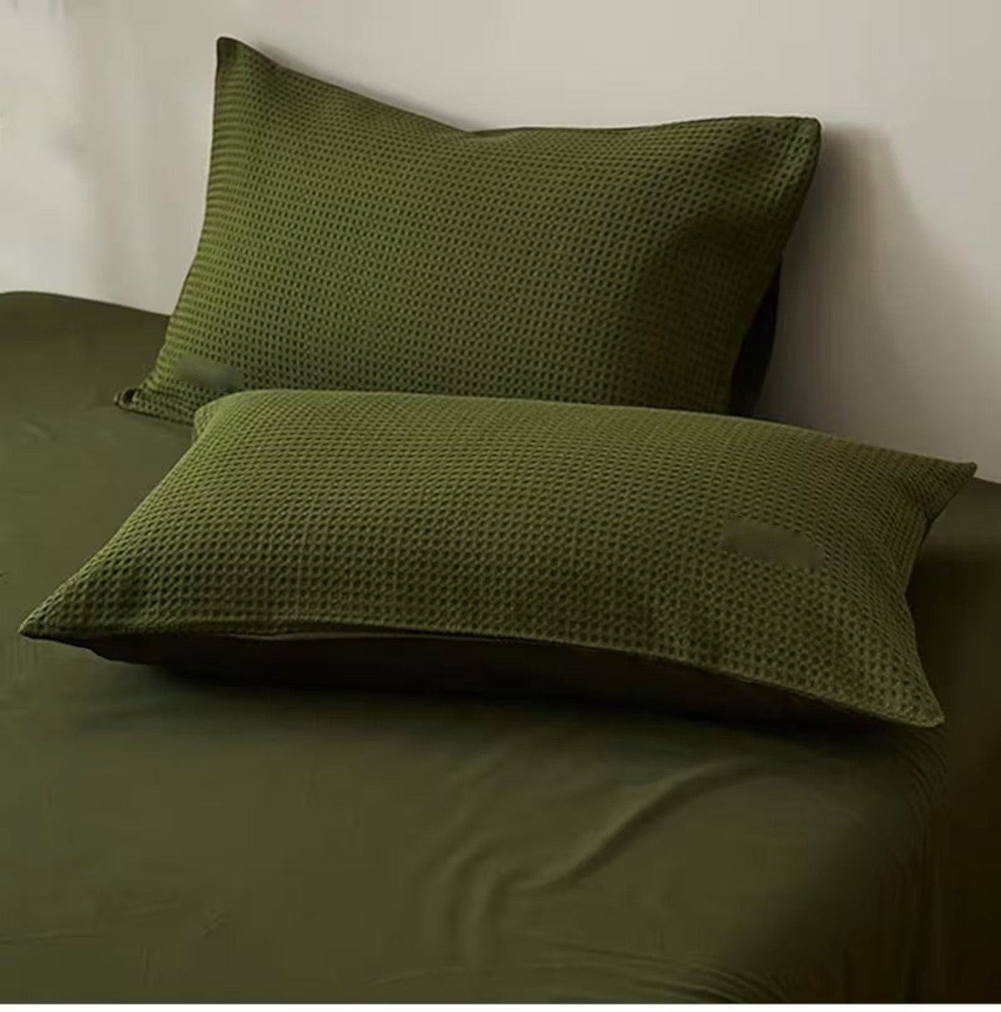 Waffle Weave Pure Linen Duvet Cover Sets