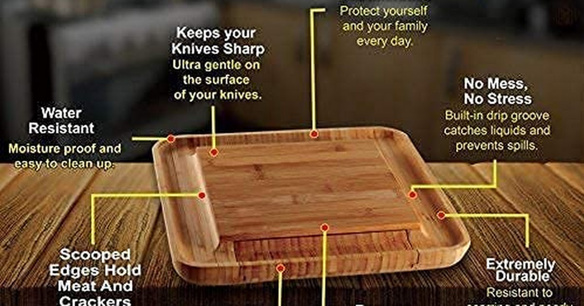 VIKUS Bamboo Cheese Board Set with Cutlery in Slide-Out Drawer