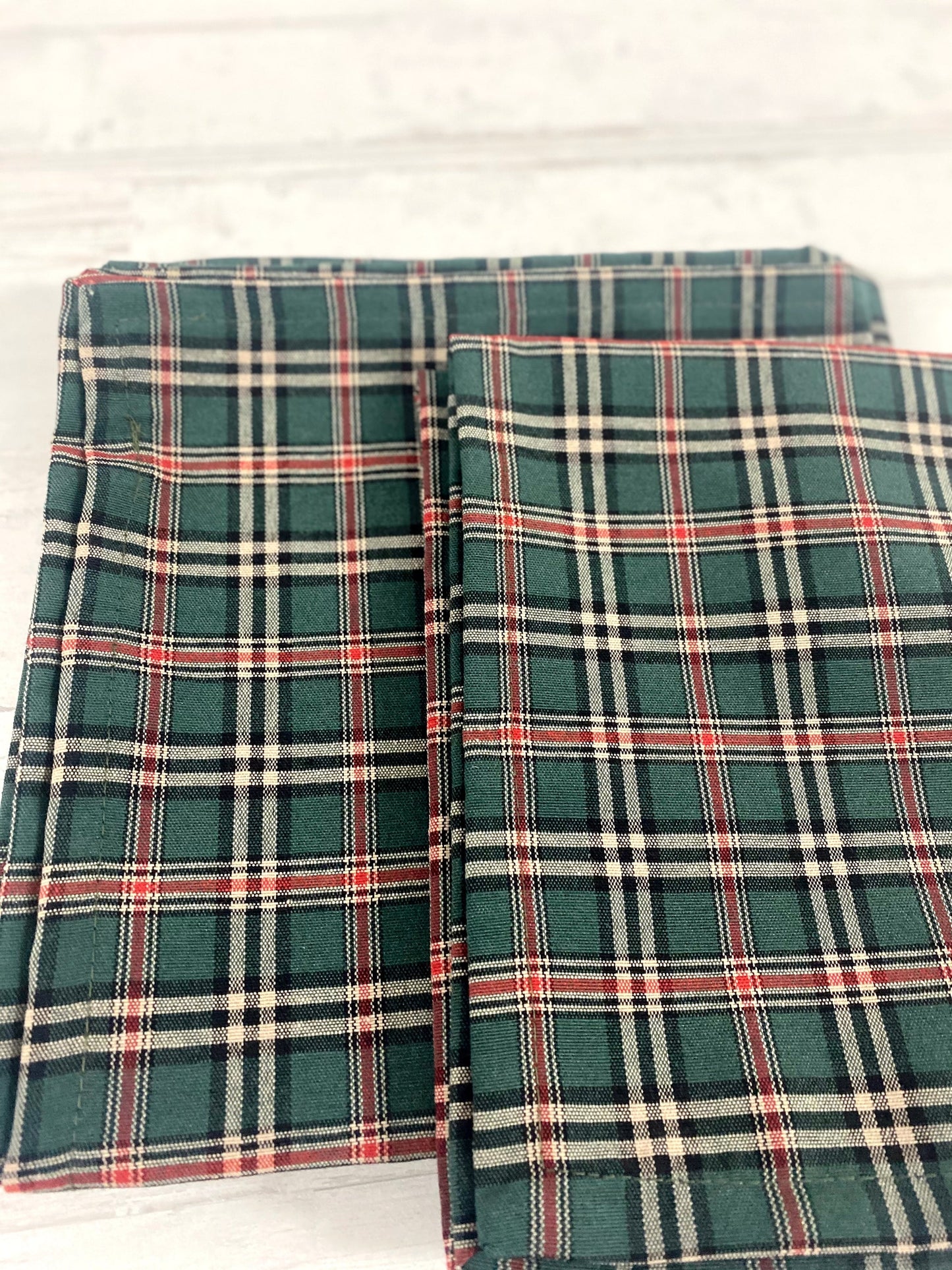 PACK SERVILLETAS TARTÁN VERDE