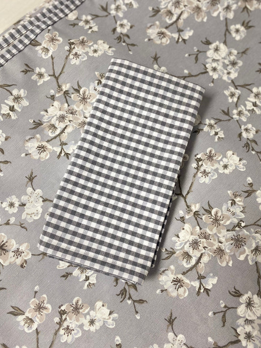 PACK SERVILLETAS VICHY GRIS