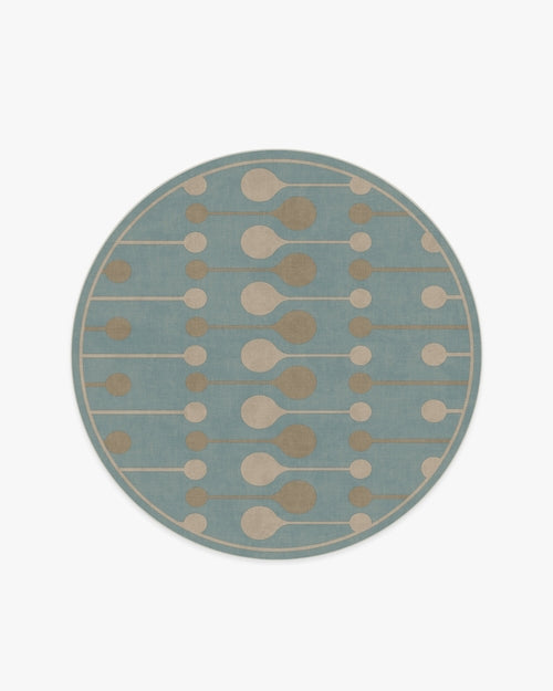 Jonathan Adler Droplet Blue Tufted Rug