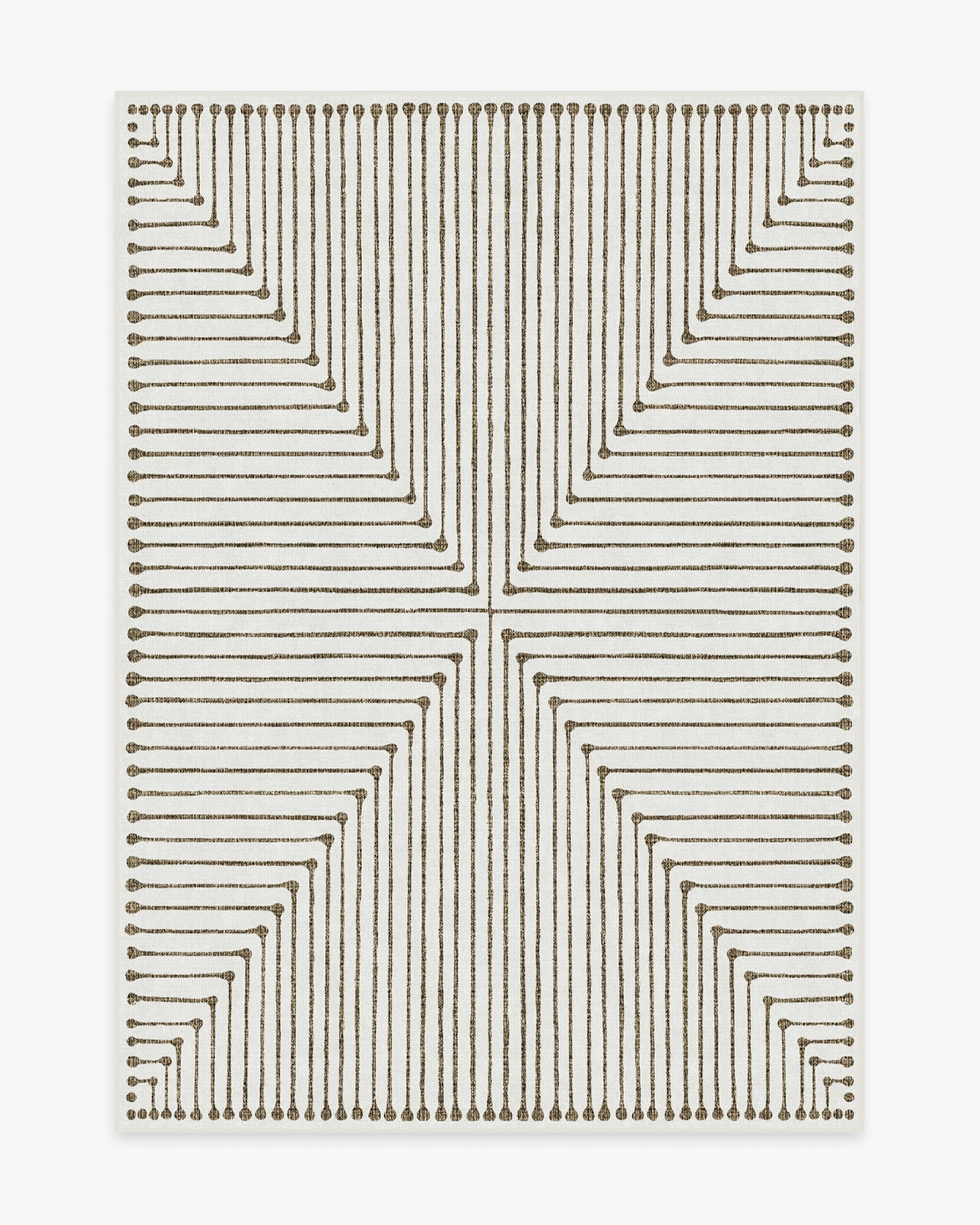 Jonathan Adler Inkdrop Camel & Ivory Tufted Rug