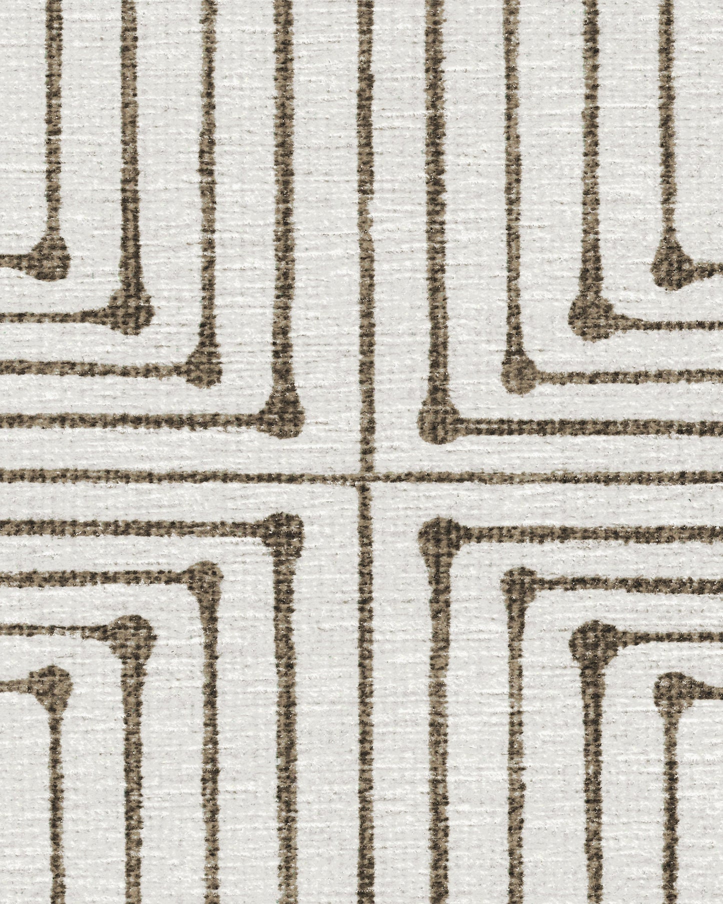 Jonathan Adler Inkdrop Camel & Ivory Tufted Rug