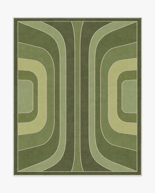 Jonathan Adler Paradox Green Tufted Rug