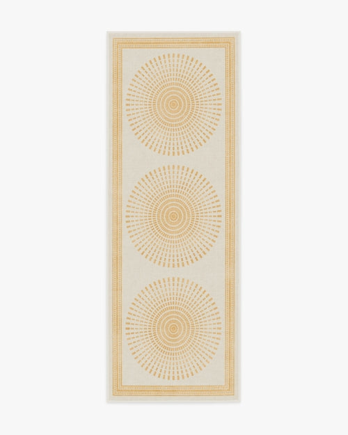 Jonathan Adler Santorini Ivory & Gold Tufted Rug