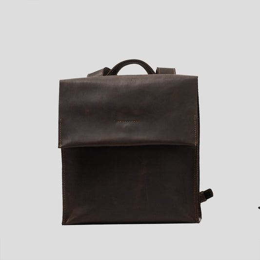 Leather Backpack - Fi (Dark Brown)