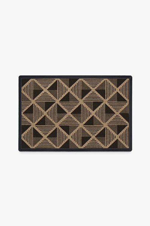 Kolmio Black Doormat