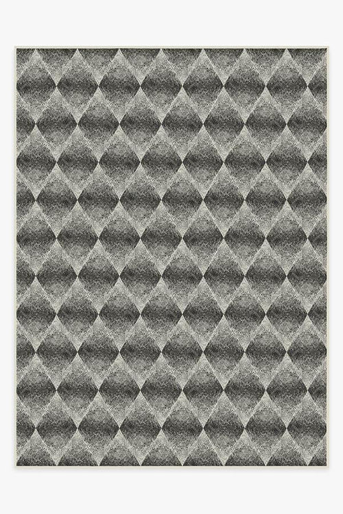 Outdoor Kumo Diamond Black Rug