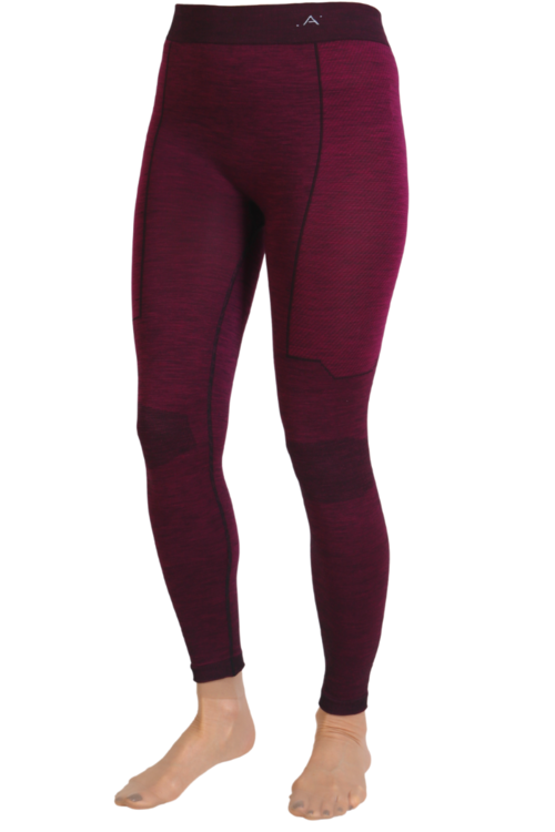 LANA dark pink unisex merino wool leggings